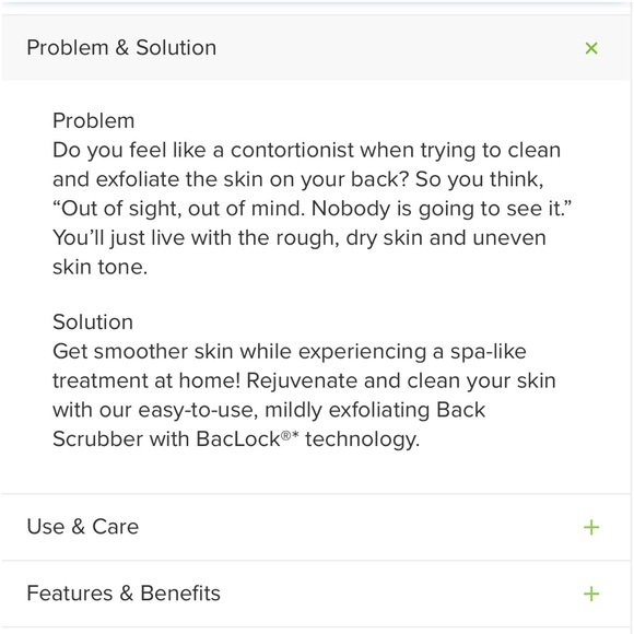 Norwex Double Sided Back Scrubber - Picture 4 of 7